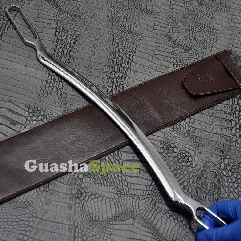 GuashaSpace Medical Grade Stainless Steel Soft Tissue Physical Therapy Chiropractic Sports Injuries Therapy Gua Sha Tool Guasha Scraping Tool (ST017 Type)
